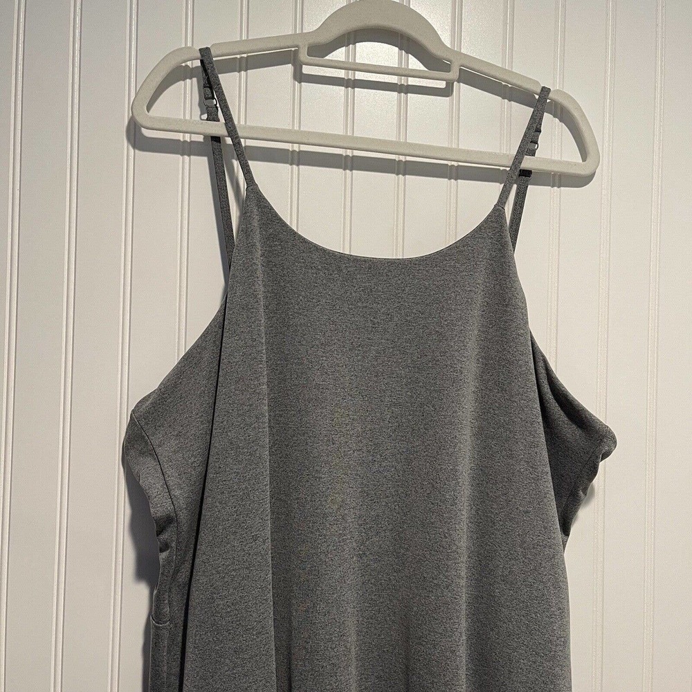 Girlfriend Collective Grey Naomi Active Wear Dress Size 6X - Picture 3 of 7